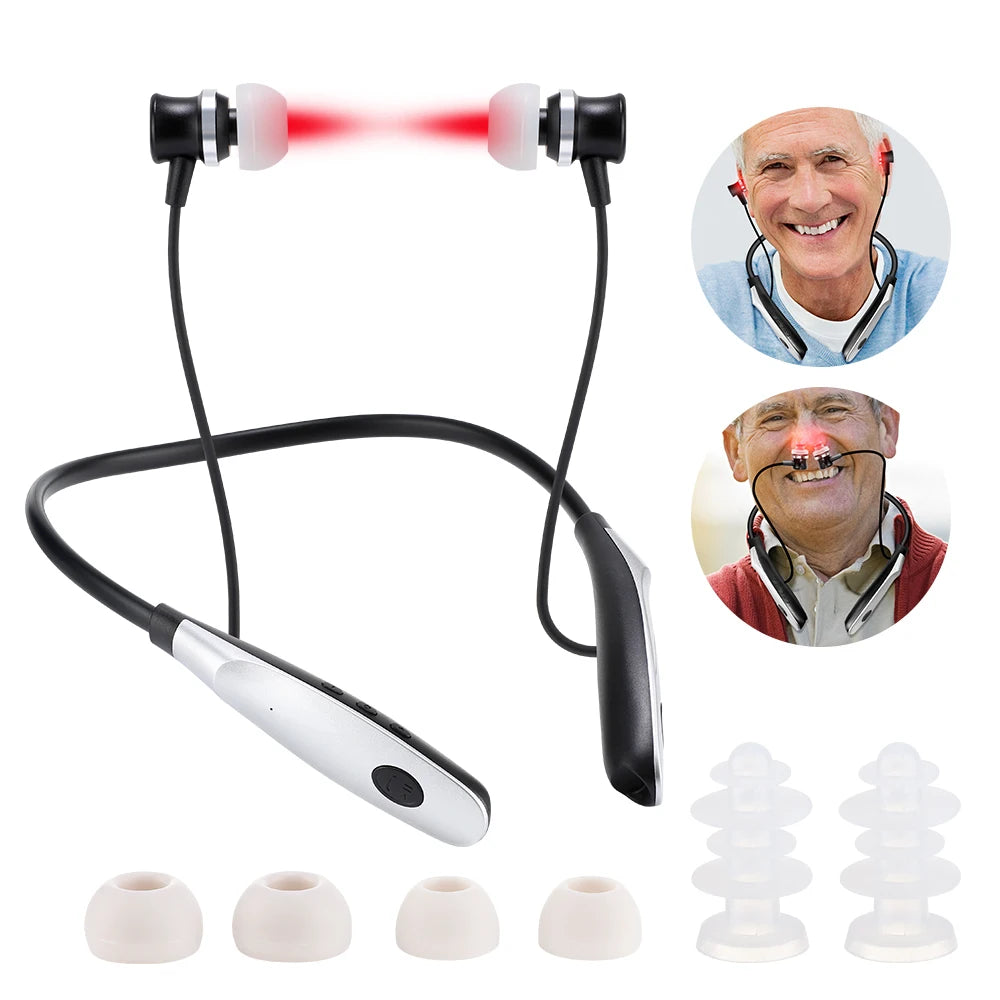 Tinnitus Ear Nasal Laser Therapy Irradiation Laser Physiotherapy Earplug Otitis Media Deafness Diabetes Hypertension Treatment